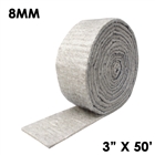 8 millimeter thick hydrophobic insulation mat tape 3 inches wide and 50 fit long