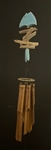 Blue Fish Bones Bamboo Chime