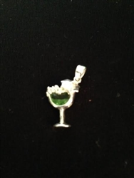 Silver coctail Charm