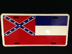 Mississippi State Flag License Plate