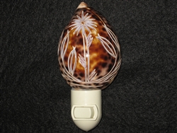 Flower Carved Tiger Cowry