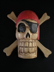 Skull Pirate Crossbones 12x12