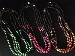 Black & Neon Coco Necklace Assorted