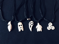 Assorted Bone Designs Necklace