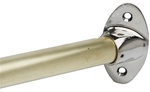 1" Cast Brass Exposed Mount 45 Degree Wall Flange, Bright Chrome Finish