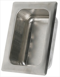 Heavy Duty Recessed Tumbler Holder - Wet Wall Mortar Mount, satin