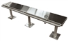 Detention Bench with Handcuff Bar - 84"