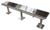 Detention Bench with Handcuff Bar - 90"