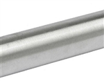 1 1/4" O.D. Stainless Steel Shower Rod, 60" Length, Satin Stainless Finish - Wall/Gauge: .049/18