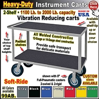 99AB * 2-Shelf Instrument Carts