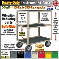 99AC * 3-Shelf Instrument Carts