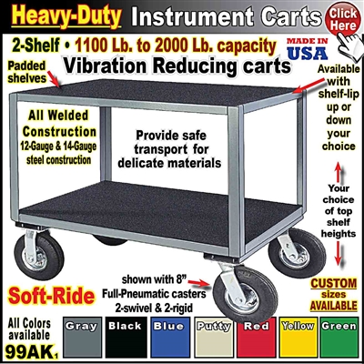 99AK * 2-Shelf Instrument Carts
