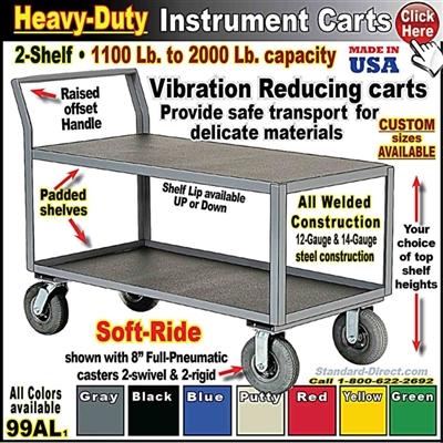 99AL * 2-Shelf Instrument Carts