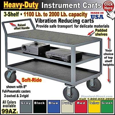 99AZ * 3-Shelf Instrument Carts