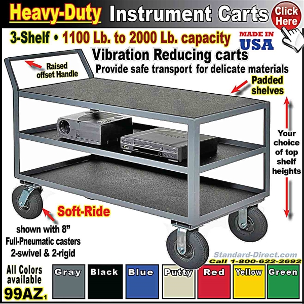 99AZ * 3-Shelf Instrument Carts