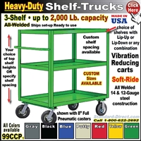 99CCP * 3-Shelf Truck, Soft-Ride