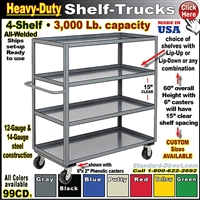 99CD * Heavy-Duty 4-Shelf Truck
