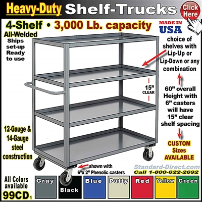 99CD * Heavy-Duty 4-Shelf Truck