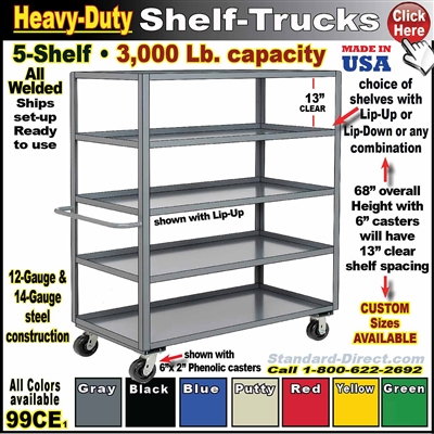 99CE * Heavy-Duty 5-Shelf Truck