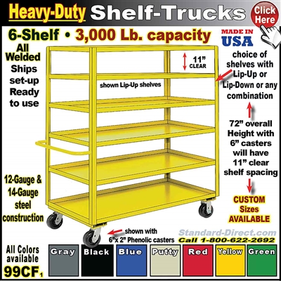 99CF * Heavy-Duty 6-Shelf Truck