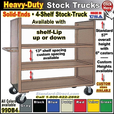 Heavy Duty Shelf Trucks & Steel Shelf Trucks | Standard Equipment