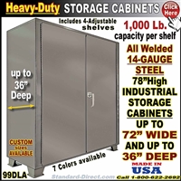 99DLA * Heavy-Duty Storage Cabinets