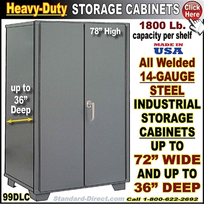 99DLC * Heavy-Duty Storage Cabinets