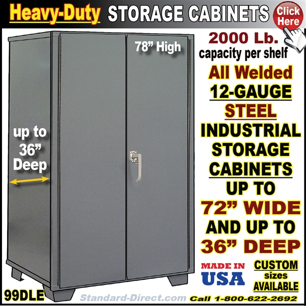 99DLE * Heavy-Duty Storage Cabinets