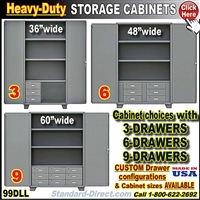 99DLL * Heavy-Duty Storage Cabinets