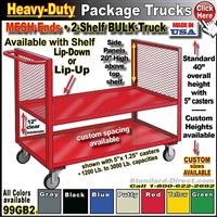 99GB2 * 2-Shelf Low-Deck Package Trucks