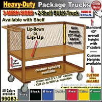 99GB3 * 2-Shelf Low-Deck Package Trucks