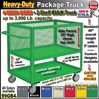 99GB4 * 2-Shelf Low-Deck Package Trucks