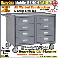 99JD Mobile Bench cabinets