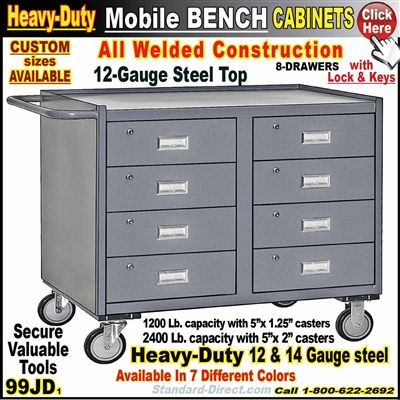 99JD Mobile Bench cabinets