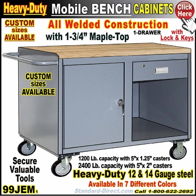 99JEM Mobile Bench cabinets