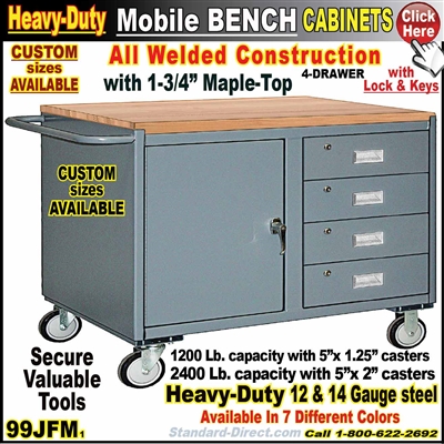 99JFM Mobile Bench cabinets