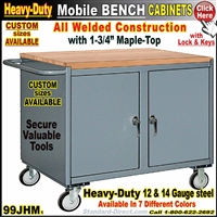 99JHM Mobile Bench cabinets