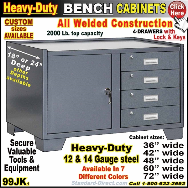 99JK Bench cabinets
