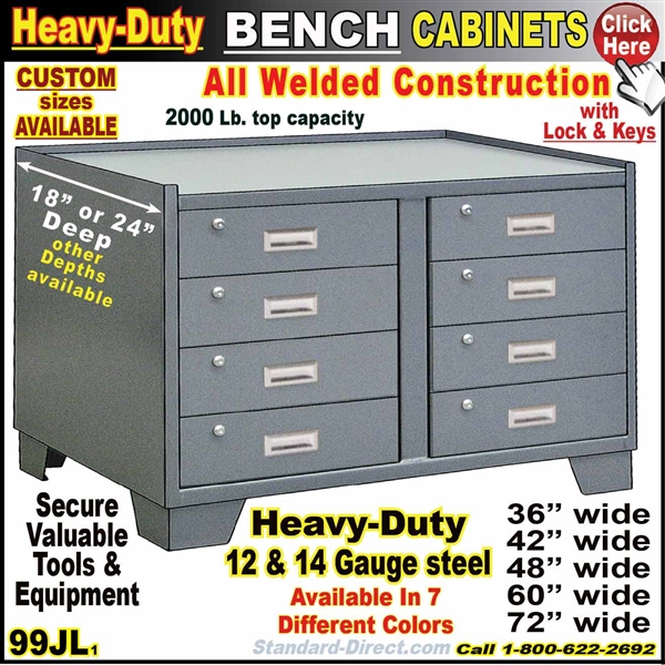 99JL Bench cabinets