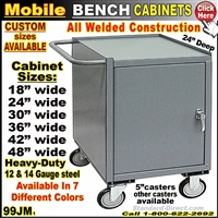 99JM Mobile Bench cabinets