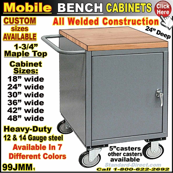 99JMM Mobile Bench cabinets