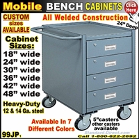 99JP Mobile Bench cabinets