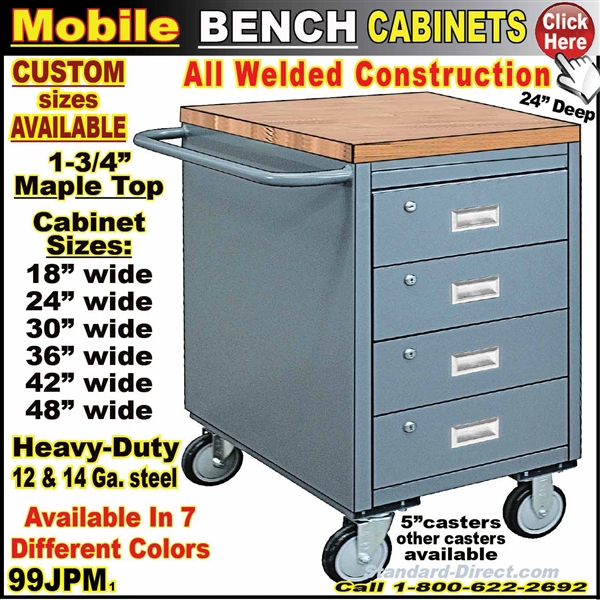 99JPM Mobile Bench cabinets