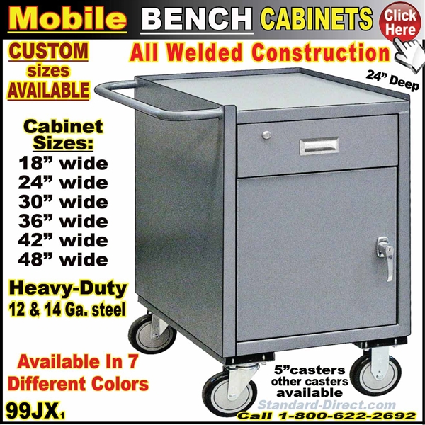 99JX Mobile Bench cabinets