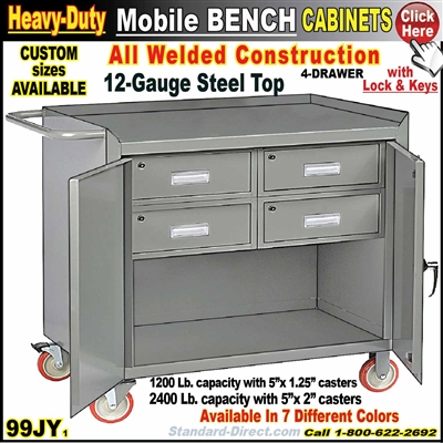 99JY Mobile Bench cabinets