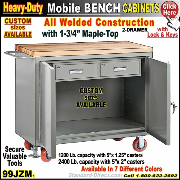 99JZM Mobile Bench cabinets