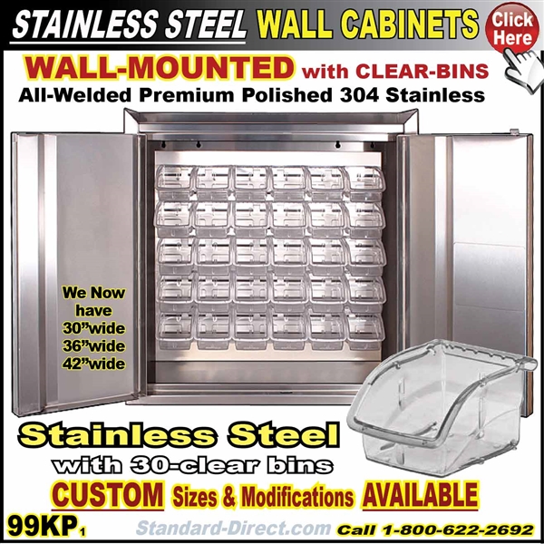 99KP Stainless Steel Bin Cabinet
