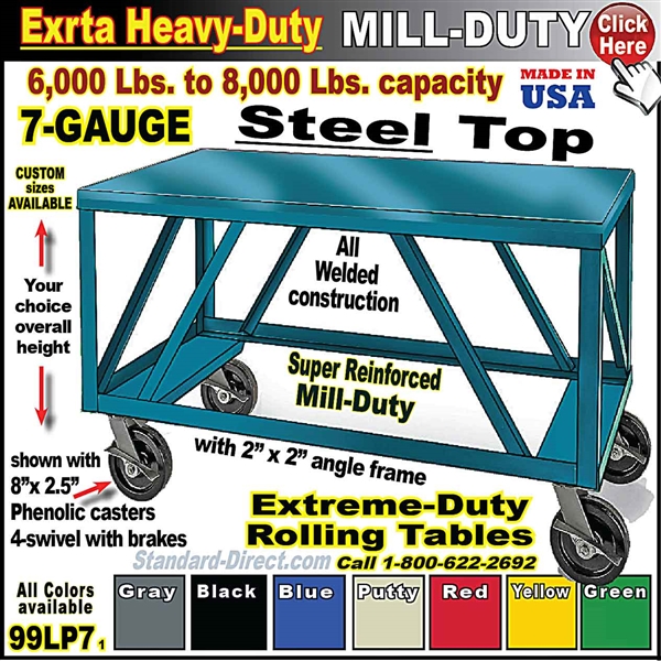 99LP7 * Extreme-Duty Service Carts