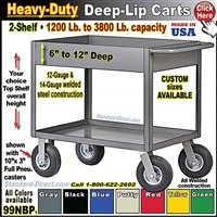 99NBP * 2-Shelf 12"Deep Service Carts