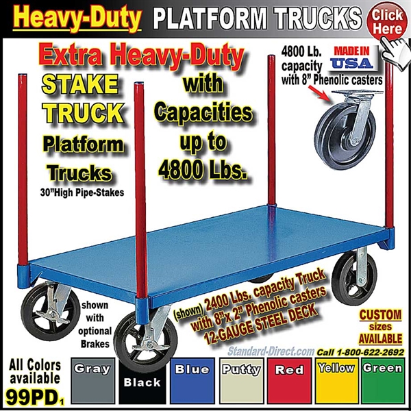 99PD PLATFORM STAKE TRUCKS